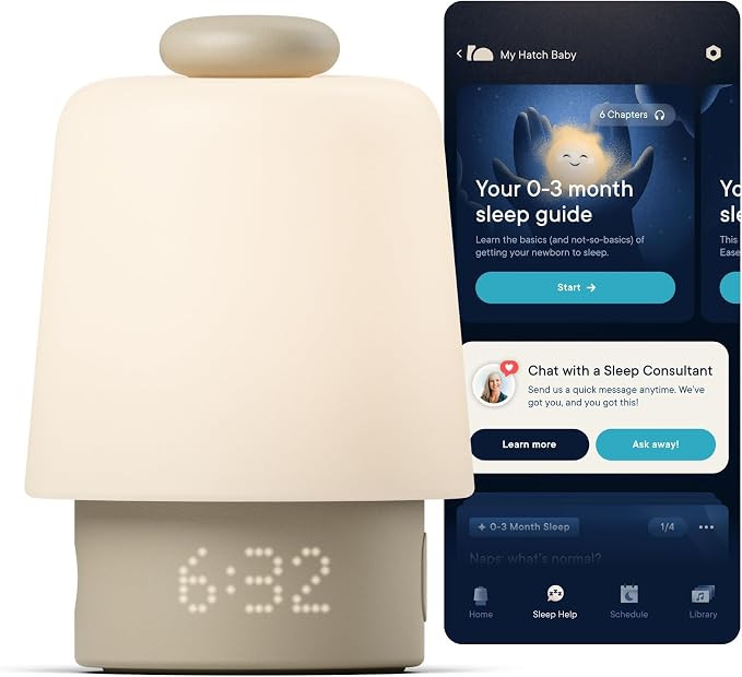 Hatch Baby Sound Machine, Night Light | Sleep Support | Registry Essential, Routine Builder, Time... | Amazon (US)