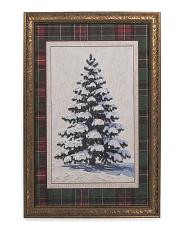 12X18 Snowy Pine Wall Art | TJ Maxx