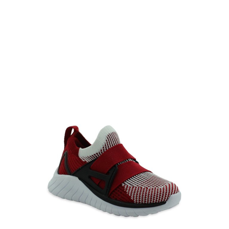 Athletic Works Toddler Boys Knit Cage Athletic Sneakers, Sizes 7-12 | Walmart (US)