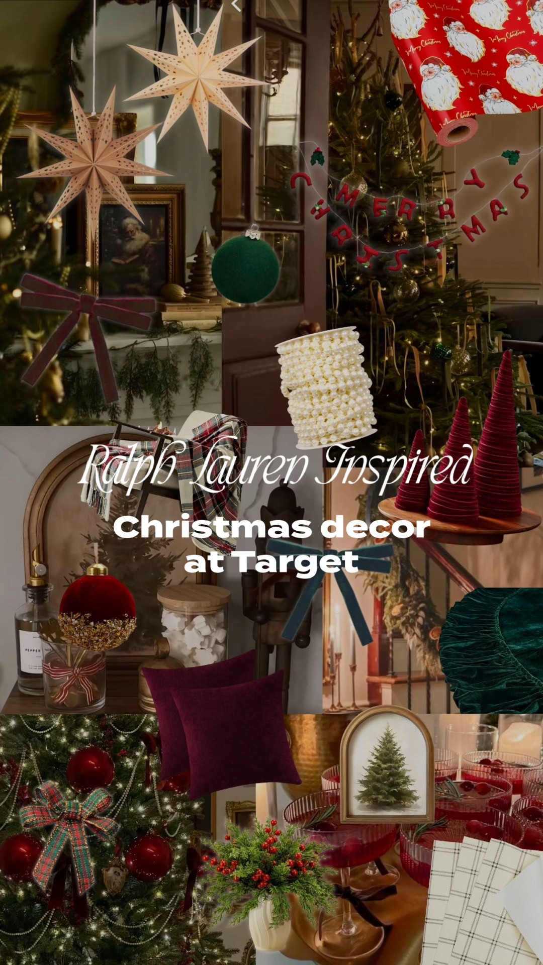 Ralph Lauren inspired Christmas decor at Target 

#TargetChristmas 

#LTKHome #LTKSeasonal #LTKHoliday