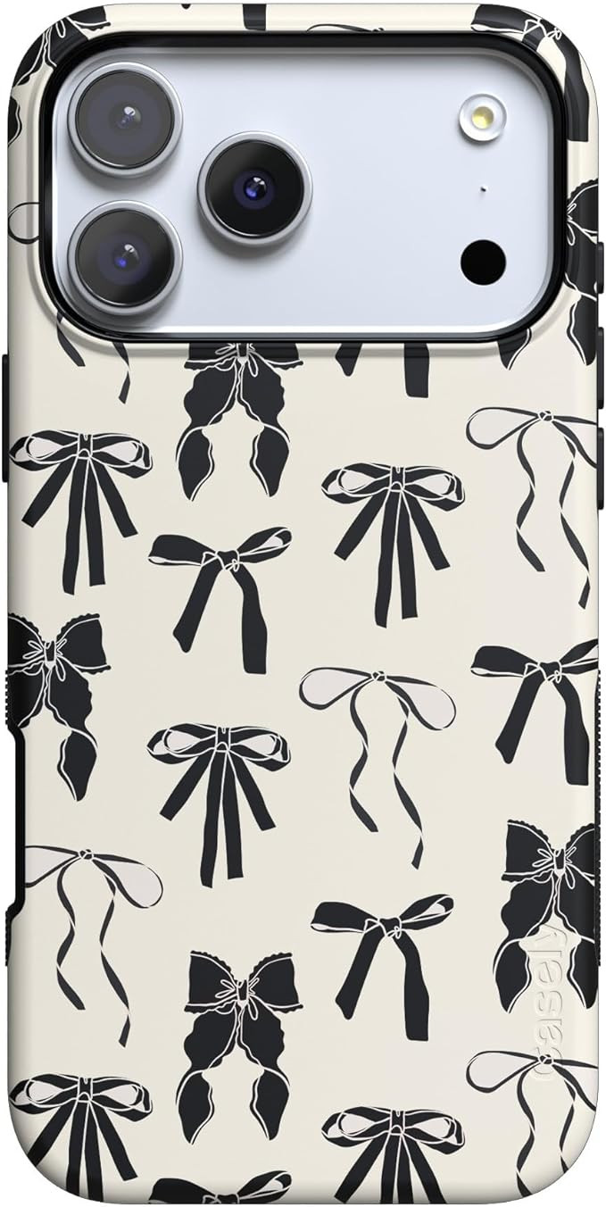 Casely iPhone 17 Pro Max Case | Goth Girlie | Black Bows | Bold Protective Design | Compatible wi... | Amazon (US)