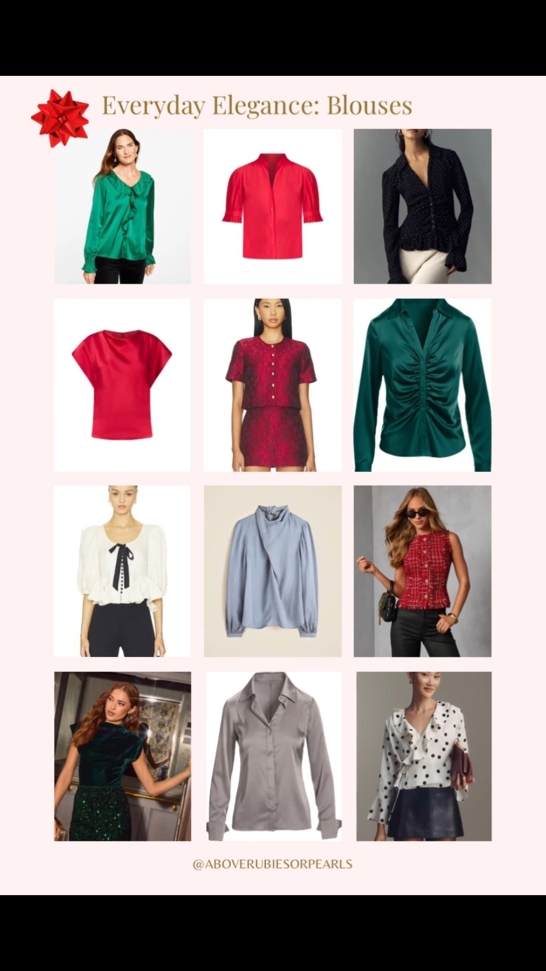 Everyday Elegance ✨ Blouse Edit

Satin, ruffles, velvet & festive colors — the perfect modest blouses for holiday plans or elevated everyday style.

Tap to shop the full collection.


#LTKGiftGuide #LTKHoliday #LTKSeasonal