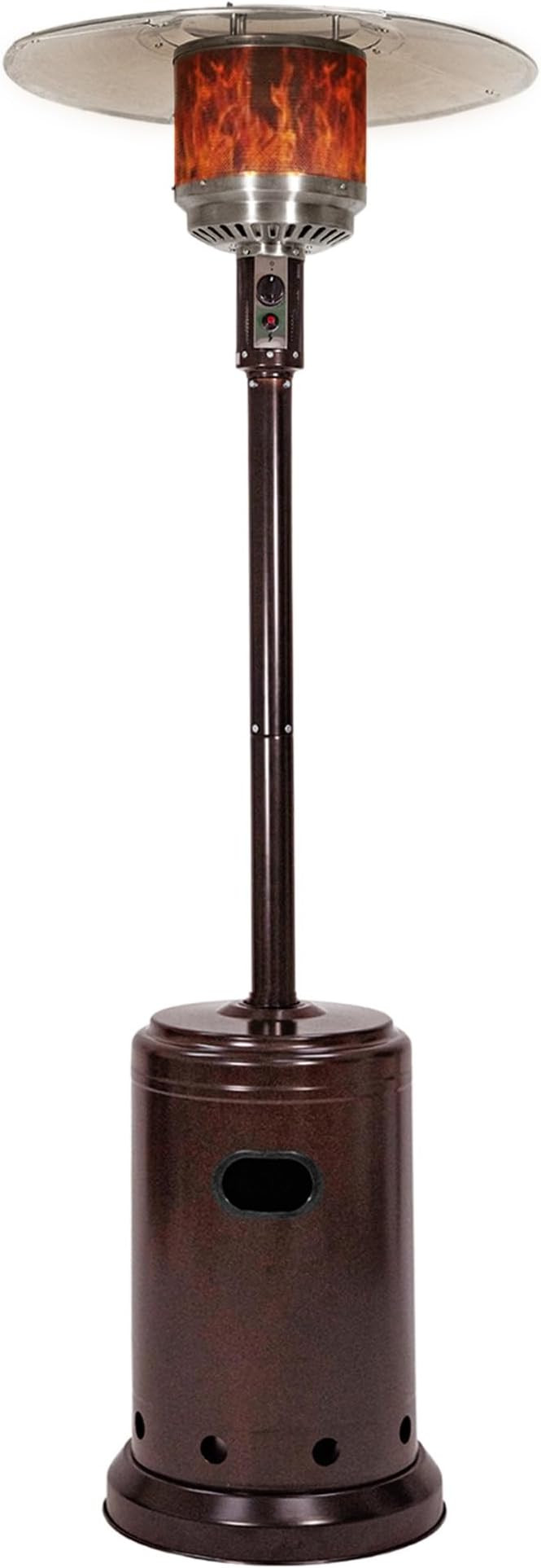 Amazon Basics 46,000 BTU Outdoor Propane Patio Heater with Wheels, Commercial & Residential, Hava... | Amazon (US)