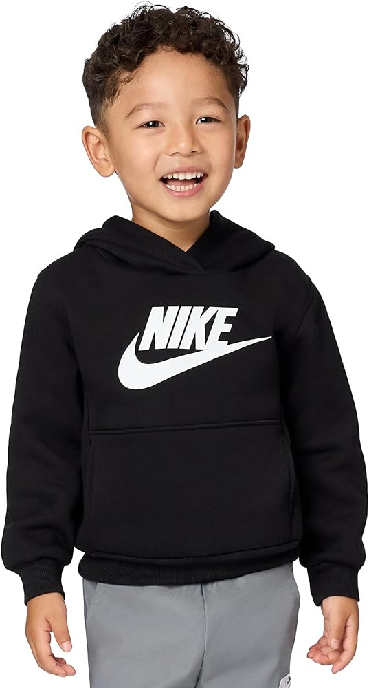 Amazon.com: Nike Kids' Toddler Sportswear Club Fleece Hoodie, Black/White: Clothing, Shoes & Jewe... | Amazon (US)