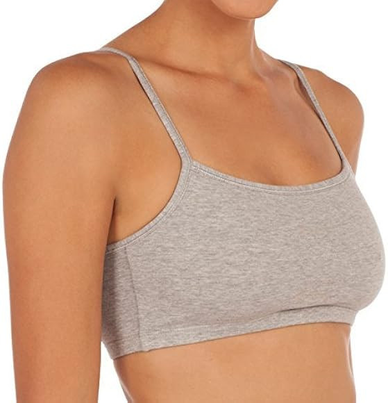 Fruit of the Loom Women's Spaghetti Strap Cotton Pullover Sports Bra | Amazon (US)