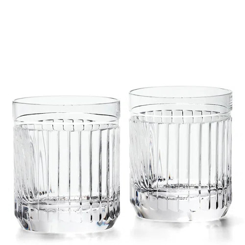 Hudson Plaid Lead Free Crystal Whiskey Glass | Wayfair North America