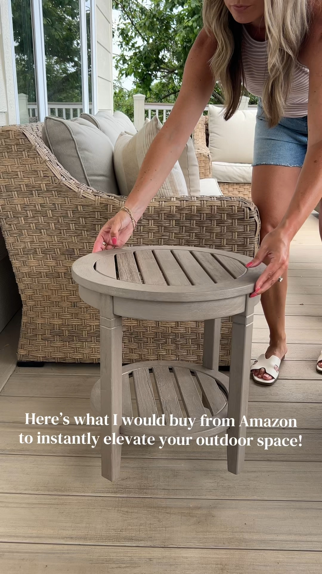 Amazon outdoor finds, outdoor furniture, patio furniture, outdoor decor, planter, faux flowers, outdoor end table, outdoor dining set 

#LTKSaleAlert #LTKHome