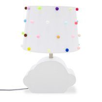 Rainbow Dots Shade with Ceramic Cloud Shaped Base by Drew Barrymore Flower Kids | Walmart (US)