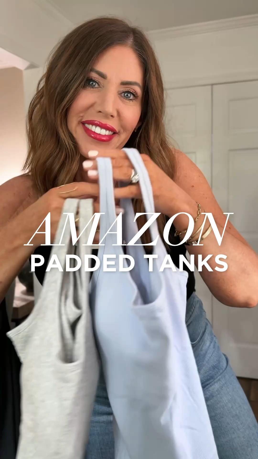 Amazon must have padded tanks
Built-in bra with removable pads makes it so easy! You don’t have to worry about brawl strap, showing or wearing an extra layer in the summer heat. They’re on sale for $23. They come in several colors and they are true to size I am wearing a medium. great basic to have in your closet.

#LTKOver40 #LTKFindsUnder50 #LTKSaleAlert