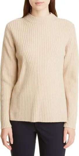 Wool & Cashmere Rib Tunic Sweater | Nordstrom