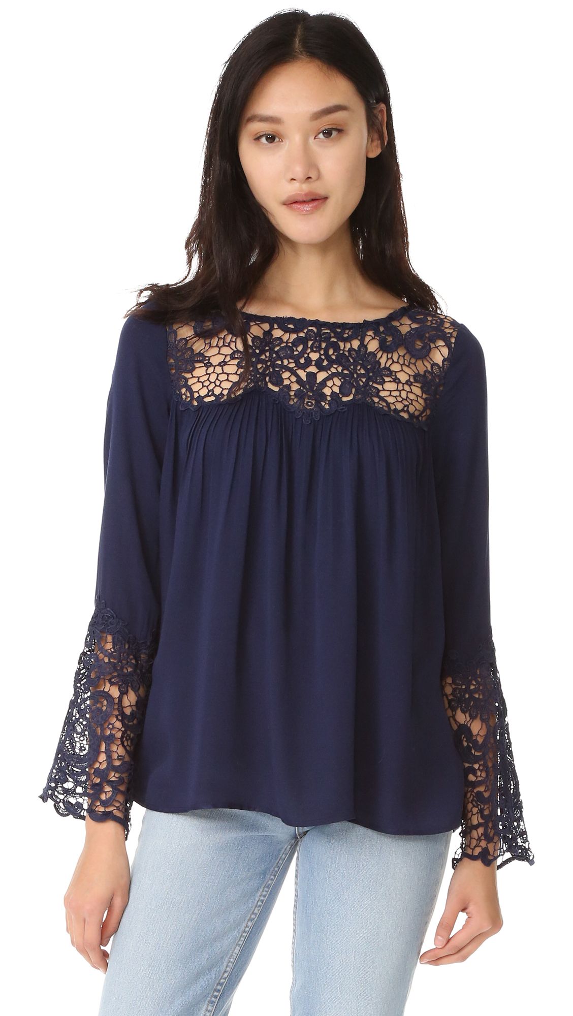 Geraldine Lace Blouse | Shopbop