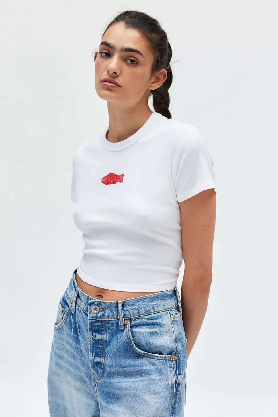 Future State Candy Fish Graphic Baby Tee | Urban Outfitters (US and RoW)