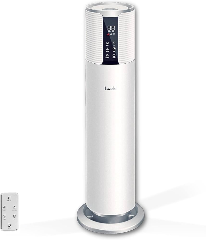 LACIDOLL 2.1Gal 8L Top Fill Large Humidifiers for Bedroom Large Room - Cool Mist | Amazon (US)