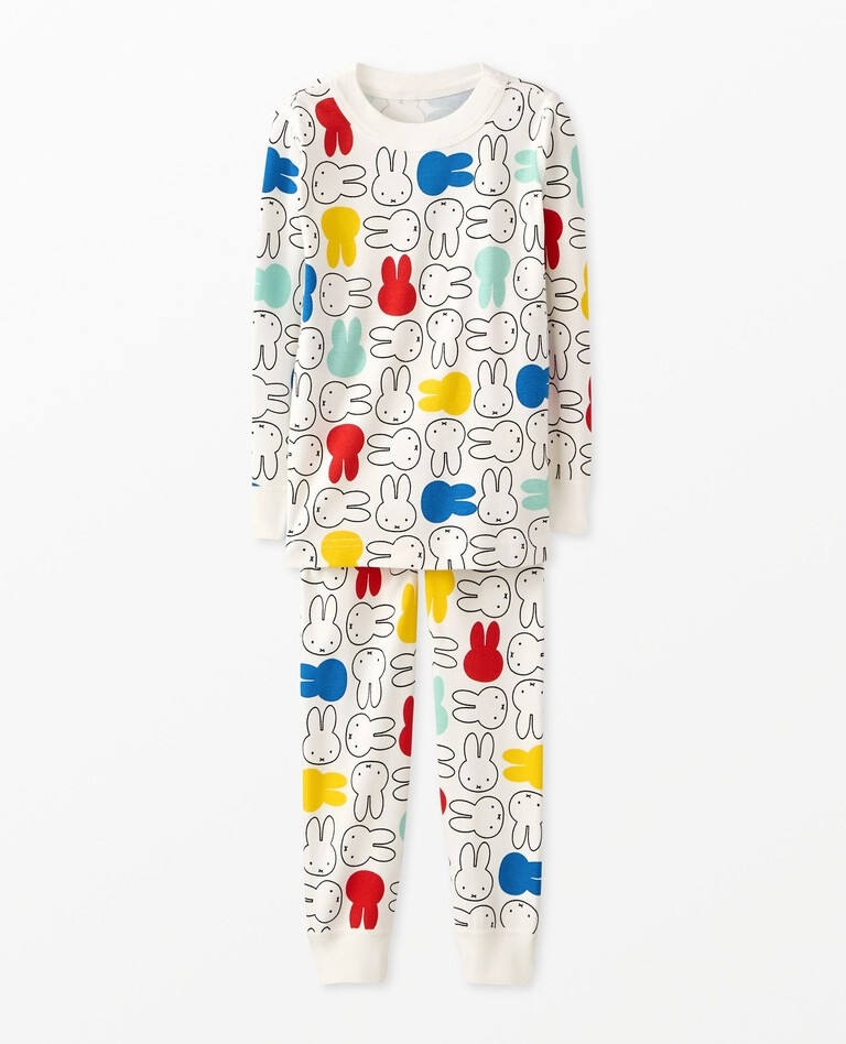 Miffy Print Long John Pajama Set | Hanna Andersson