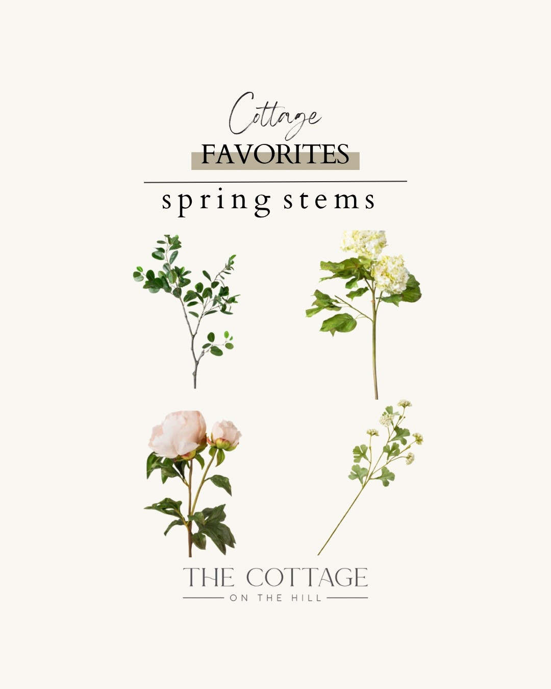 Cottage favorites: spring stems 

#LTKHome #LTKStyleTip