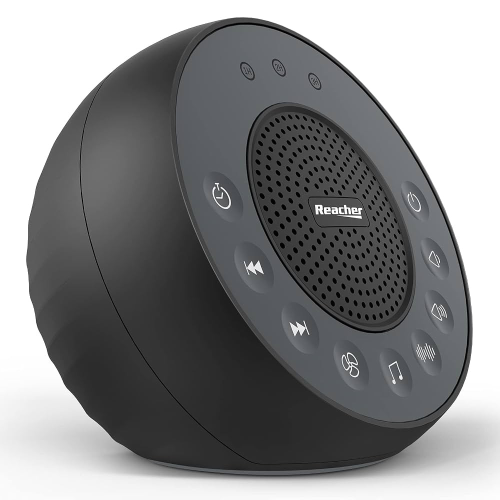 REACHER R2+ White Noise Machine for Adults, 3 Rich Sleep Sound Catalogs, 25-Volume Level, Brown, ... | Amazon (US)