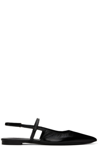 Black Jess Ballerina Flats | SSENSE