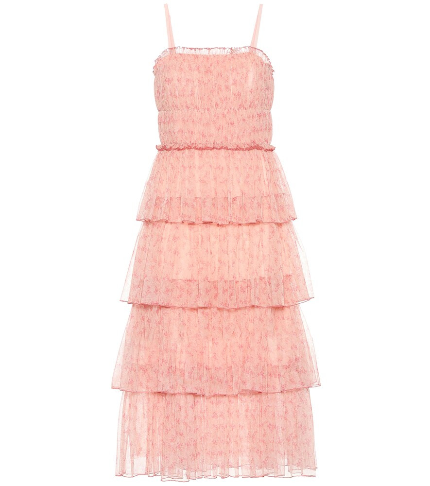 Harlyn floral tulle midi dress | Mytheresa (US/CA)