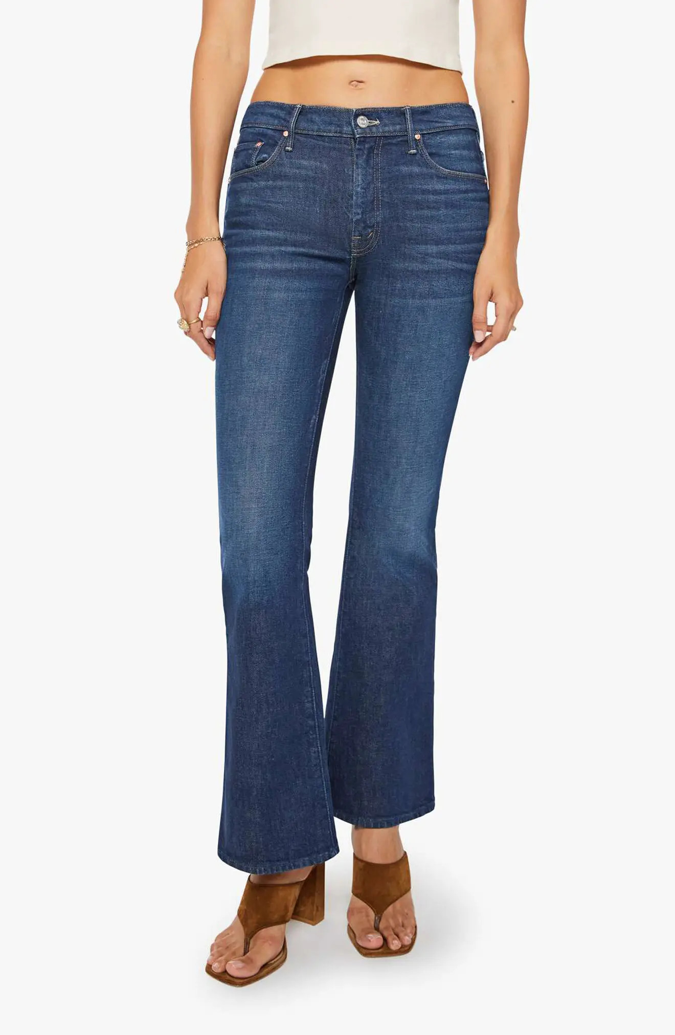 MOTHER The Weekend High Waist Stretch Denim Bootcut Jeans (Women) | Nordstrom | Nordstrom