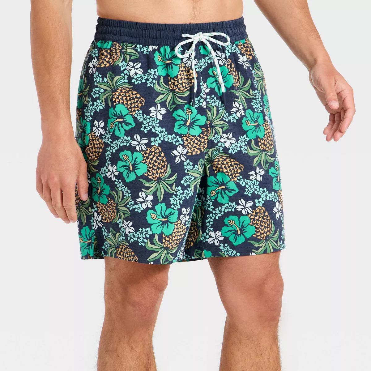 Men's 7" Swim Trunks - Goodfellow & Co™ x Reyn Spooner Navy Blue XXL | Target