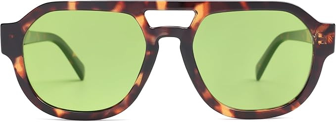 SOJOS Retro Polarized Aviator Sunglasses Womens Vintage Shades Trendy Stylish Sunnies SJ2343 | Amazon (US)