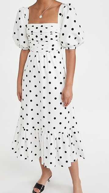 Polka Dot Midi Dress | Shopbop