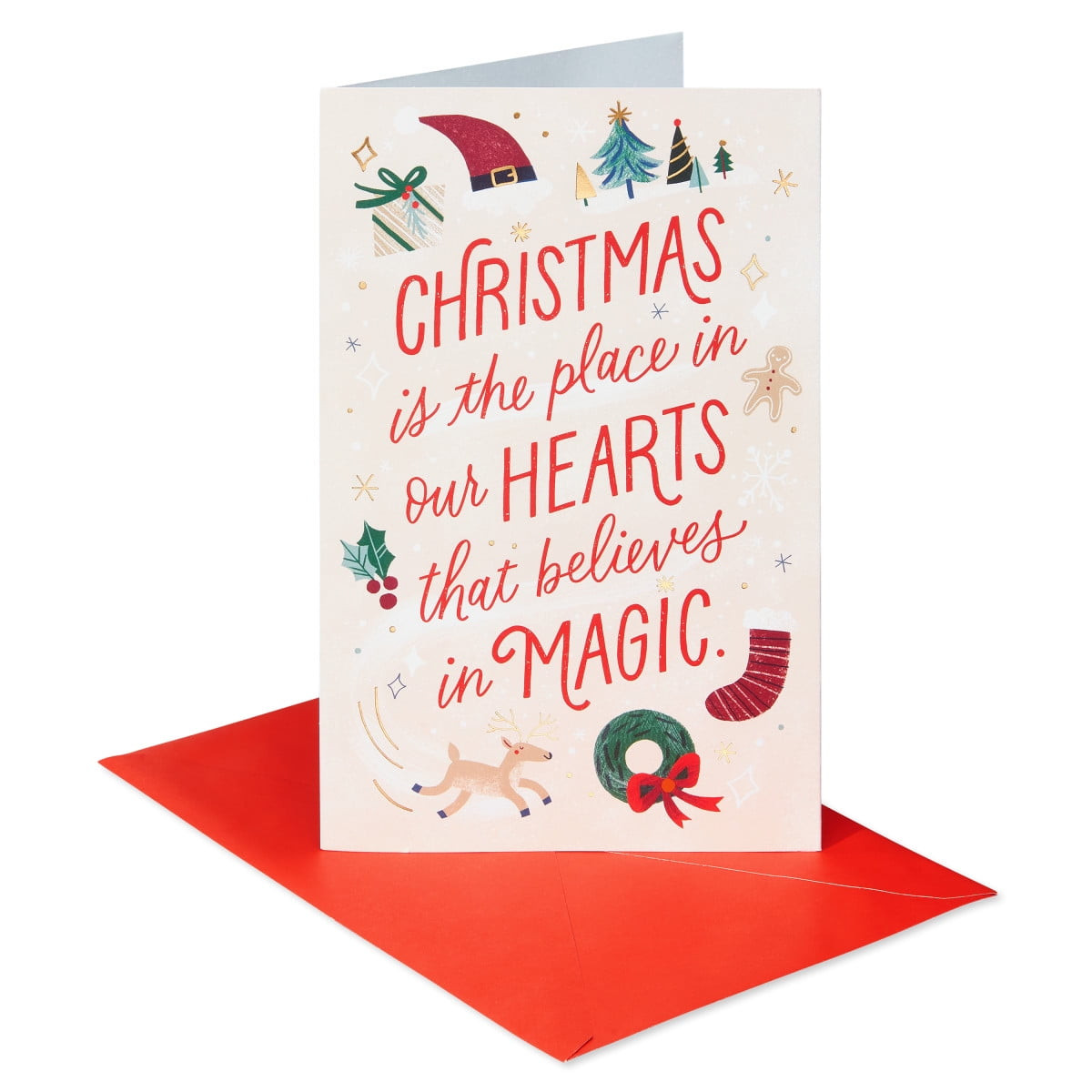 American Greetings Pop Up Christmas Card, Festive Village (Brightest Wishes) | Walmart (US)