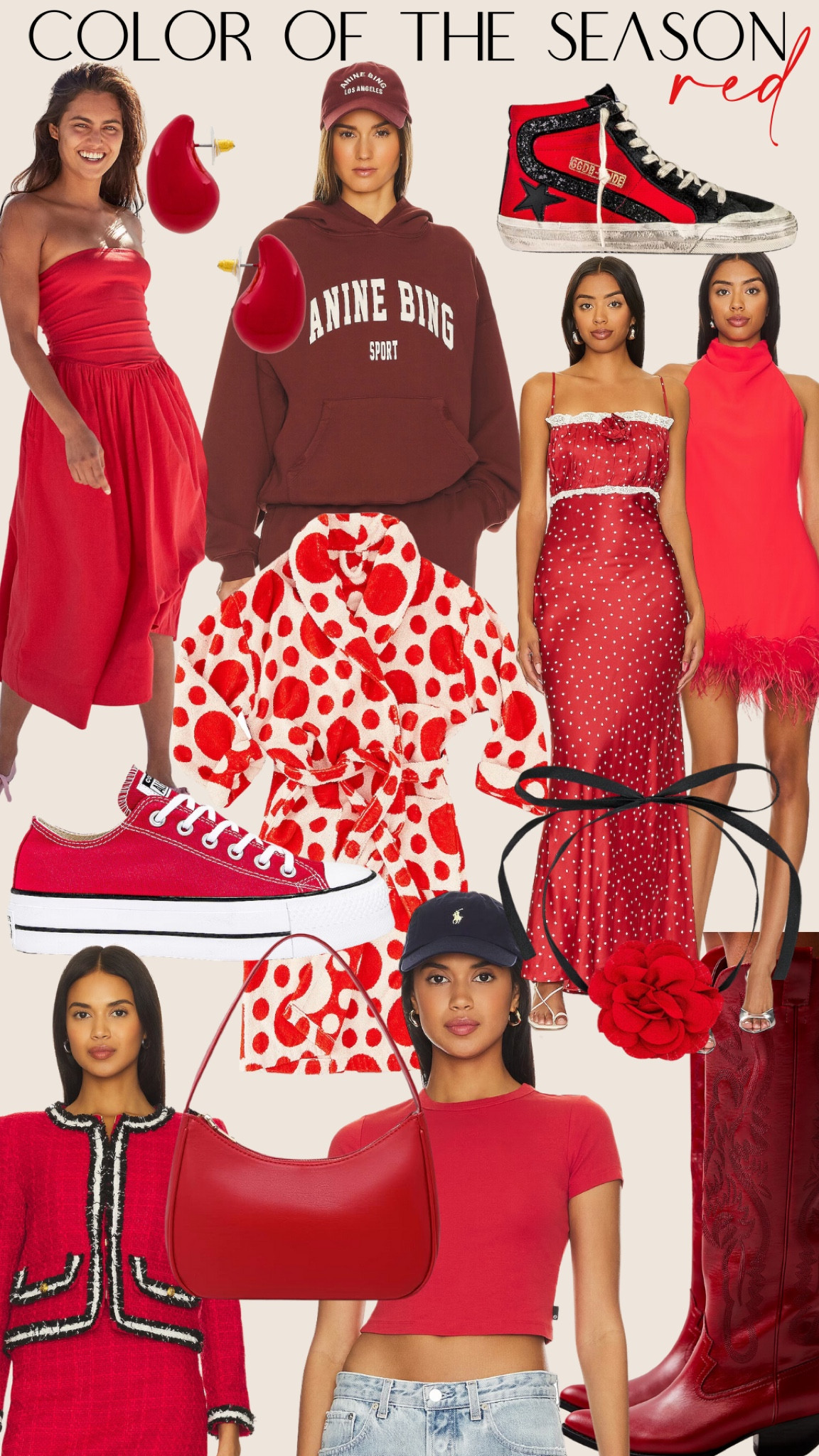 The color of the season … red 

#LTKfindsunder50 #LTKstyletip #LTKfindsunder100