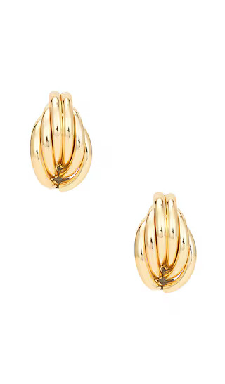 x Emma Rose Anna Earrings in Gold | Revolve Clothing (Global)