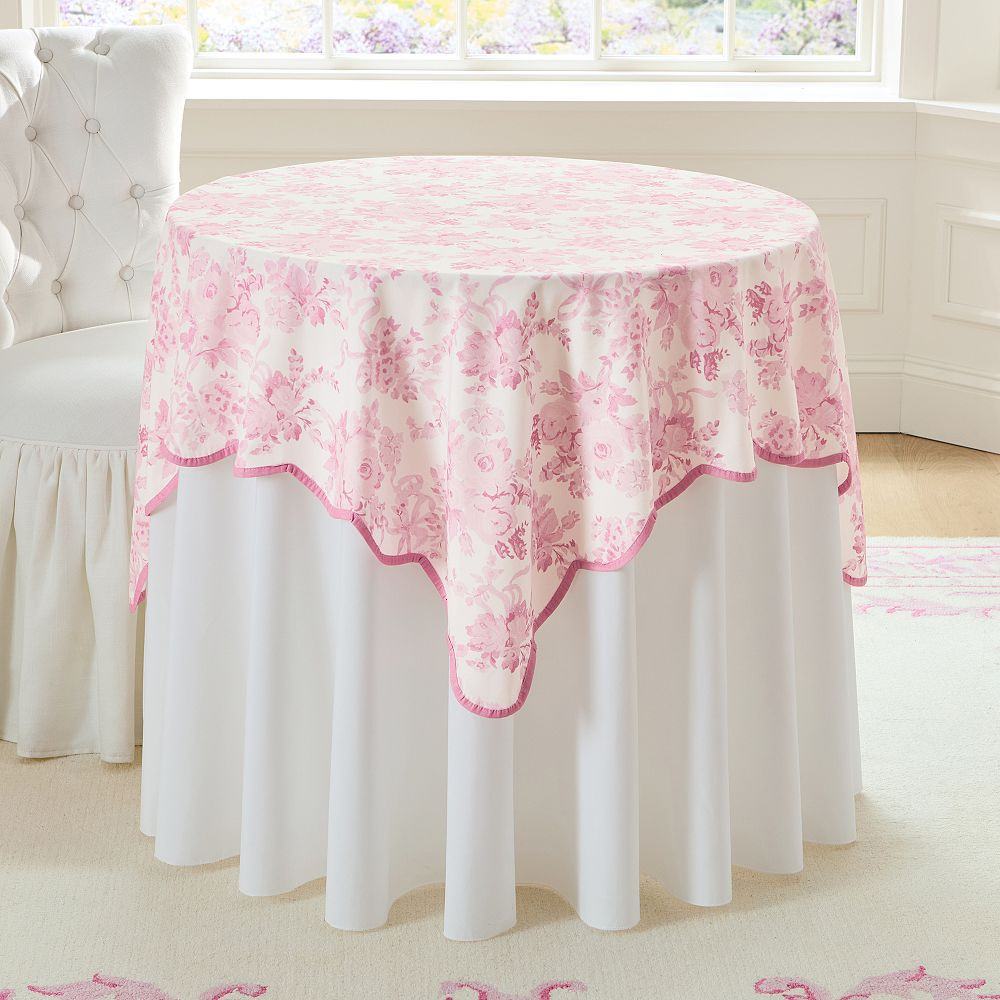 LoveShackFancy Scallop Table Throw | Pottery Barn Teen