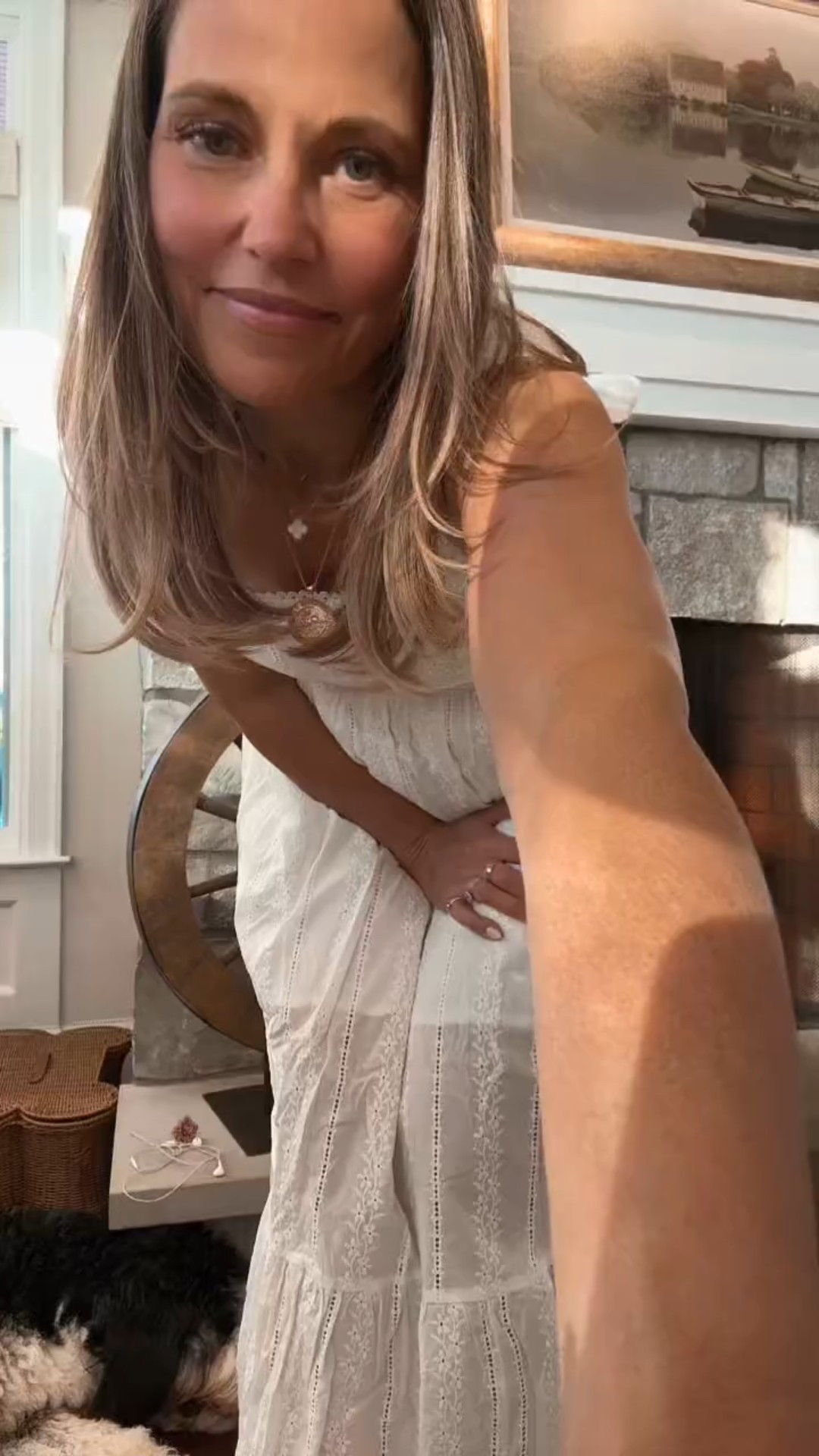 I am loving this spring into summer white dress from Social Threads. The skirt is lined underneath to ensure that it isn’t see through! This is perfect for so many occasions like Easter, spring picnics, or brunch with the girls!

#LTKMidsize #LTKOver40 #LTKSeasonal