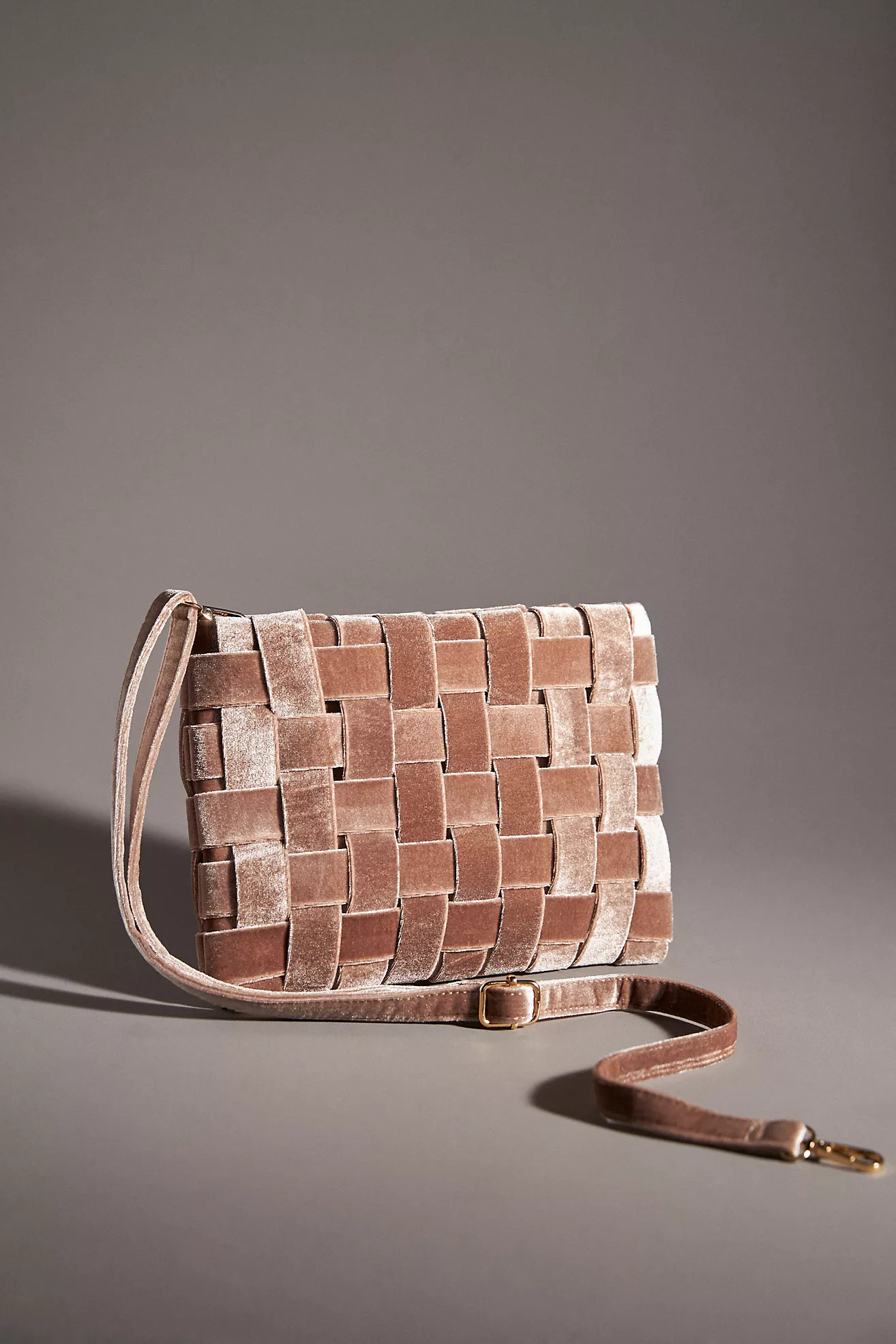 Lindy Woven Clutch: Velvet Edition | Anthropologie (US)