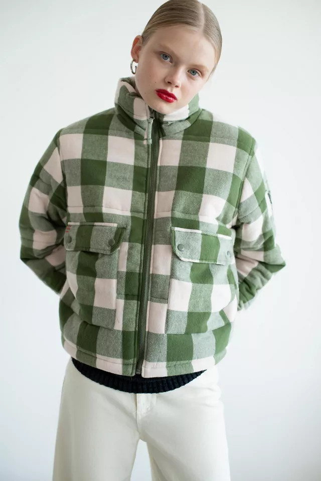 BDG Dixie Flannel Puffer Jacket | Urban Outfitters (US and RoW)