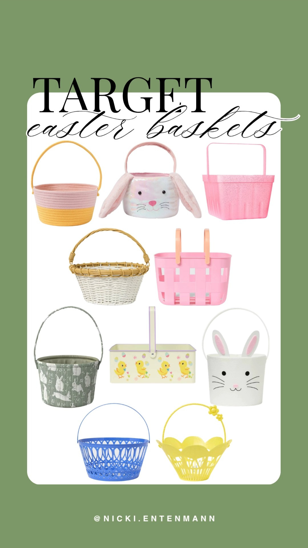 Target has everything you need to create the perfect Easter morning, starting with their adorable and affordable basket collection! Whether you are looking for classic woven styles, plush bunny faces, or these colorful "berry basket" designs starting as low as $1, there is a style for every kid (and budget). I love the mix of traditional wicker and modern, reusable plastic options that you can repurpose for playroom storage long after the egg hunt is over.

#TargetStyle #TargetEaster #EasterBaskets #Easter2026 #MomLife #TargetHaul #EasterMorning #HolidayTraditions #TargetFinds #EasterEggHunt #BudgetFriendlyEaster 

 #LTKSeasonal #LTKHome #LTKKids