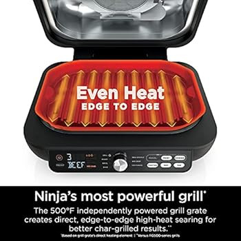 Ninja IG651 Foodi Smart XL Pro 7-in-1 Indoor Grill/Griddle Combo, use Opened or Closed, with Grid... | Amazon (US)