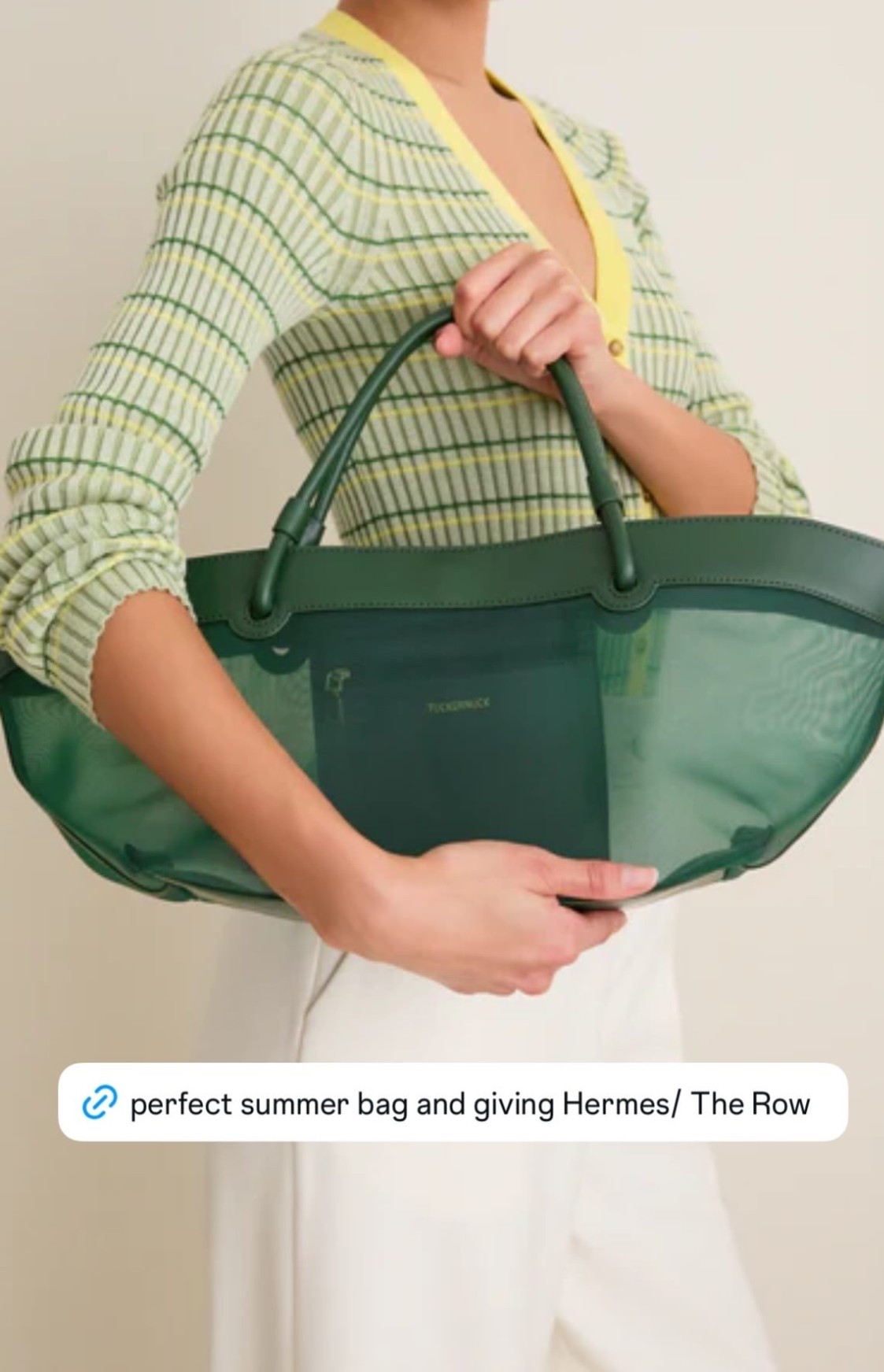 The row bag look for less, Hermes look for less, mesh bag, travel bag, beach bag 

#LTKMothersDay #LTKSwim #LTKTravel