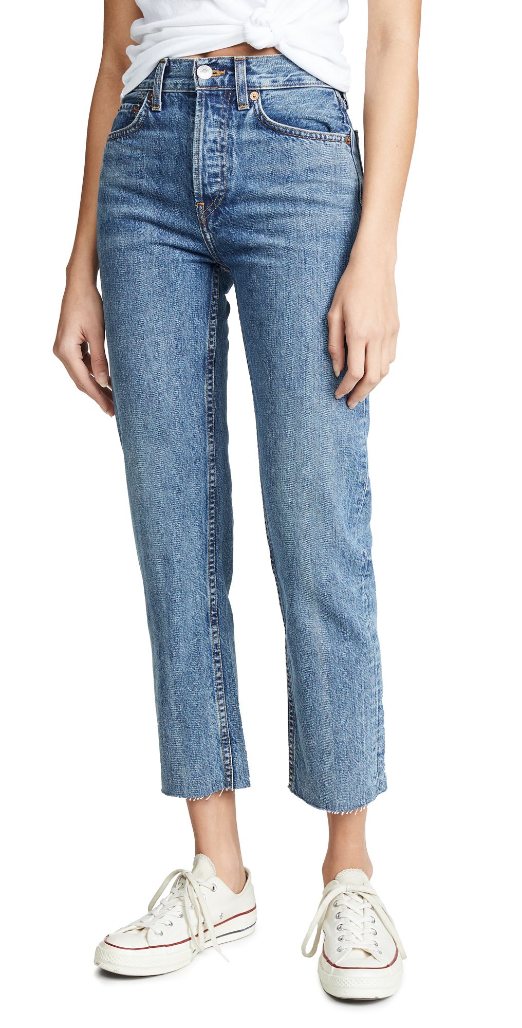 High Rise Rigid Stove Pipe Jeans | Shopbop