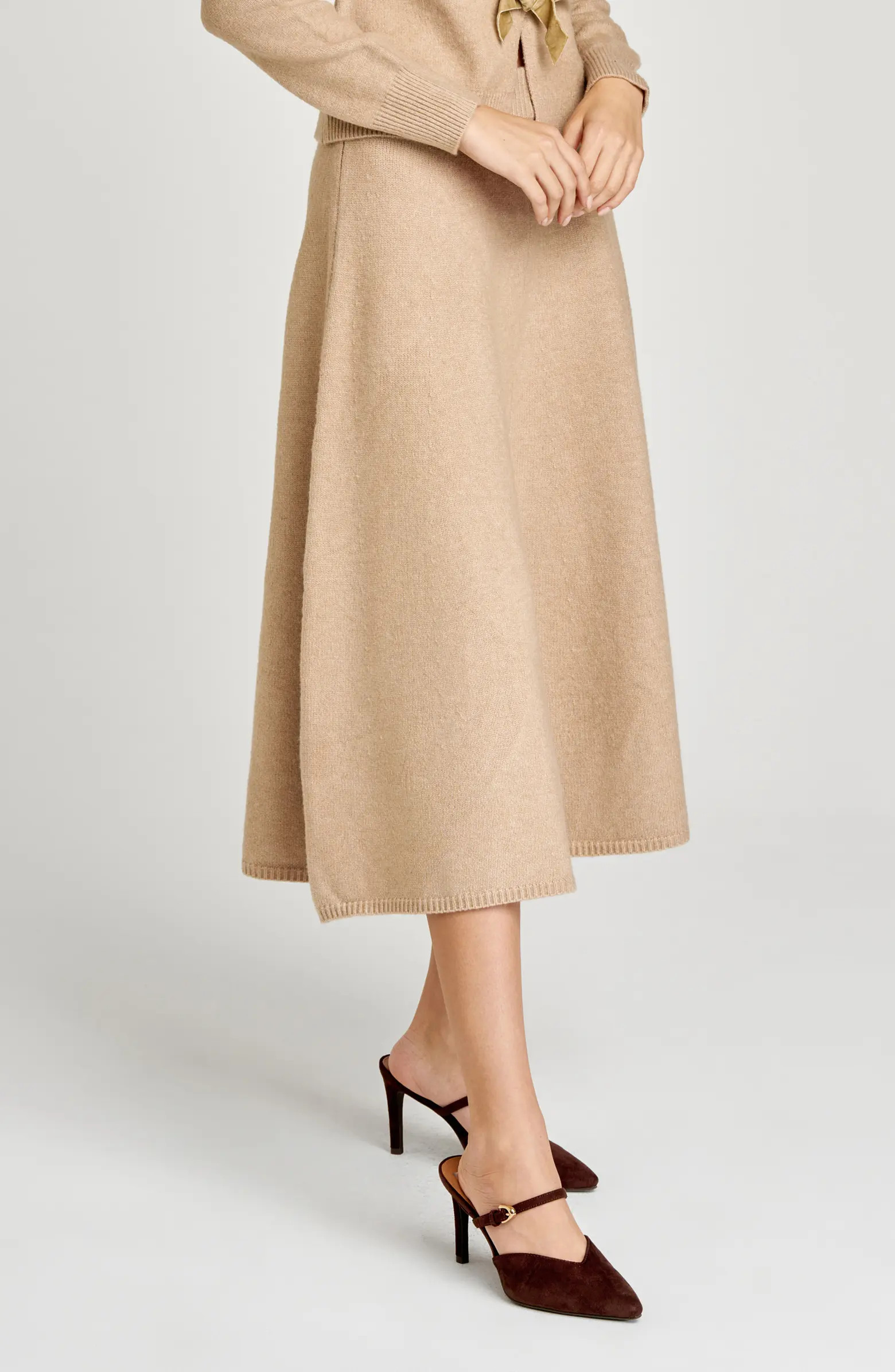 Kayla A-Line Knit Midi Skirt | Nordstrom