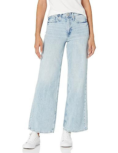 GAP Highrise Wide Leg Jeans Light Wash 31 Long | Amazon (US)
