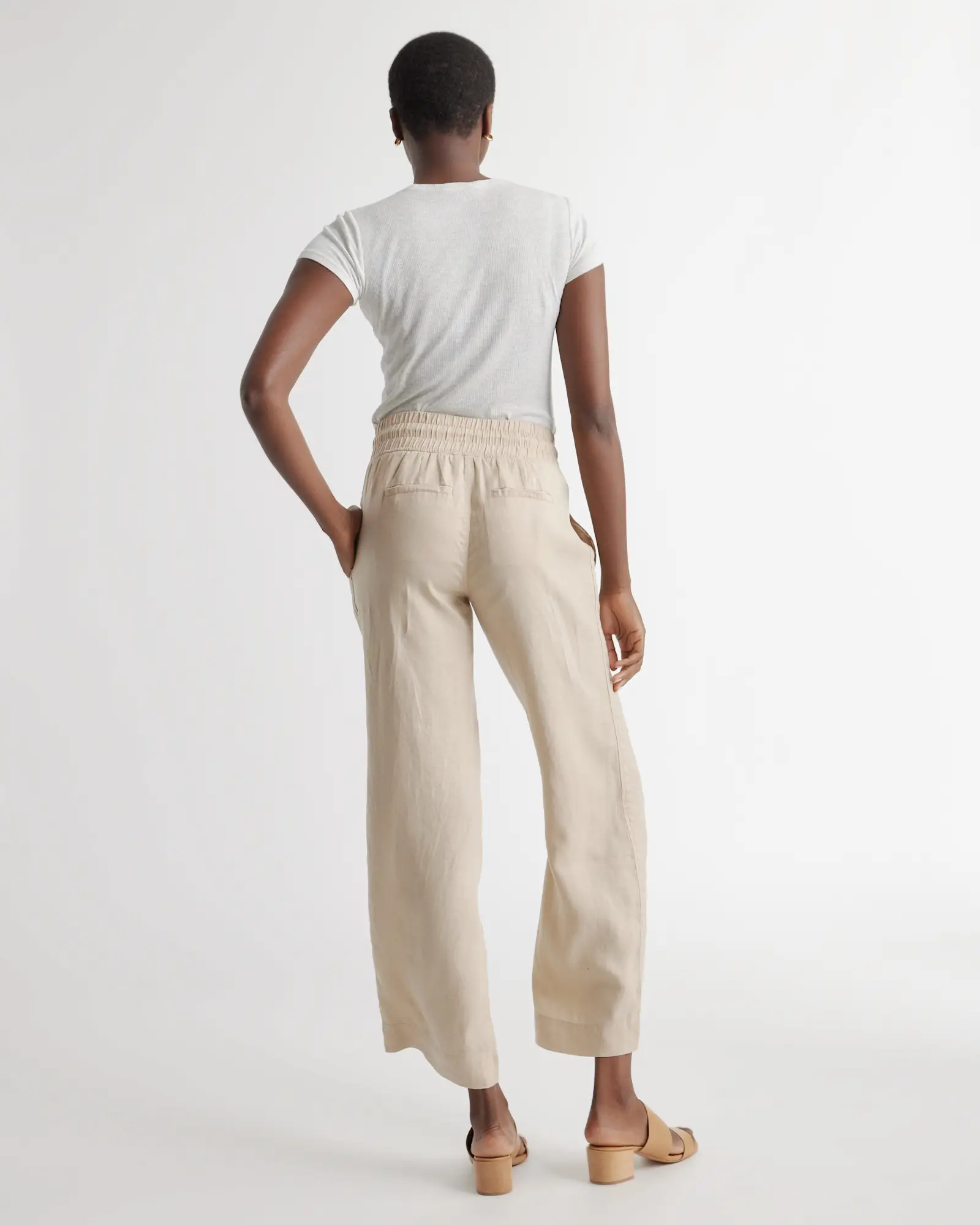 100% European Linen Wide Leg Pants | Quince