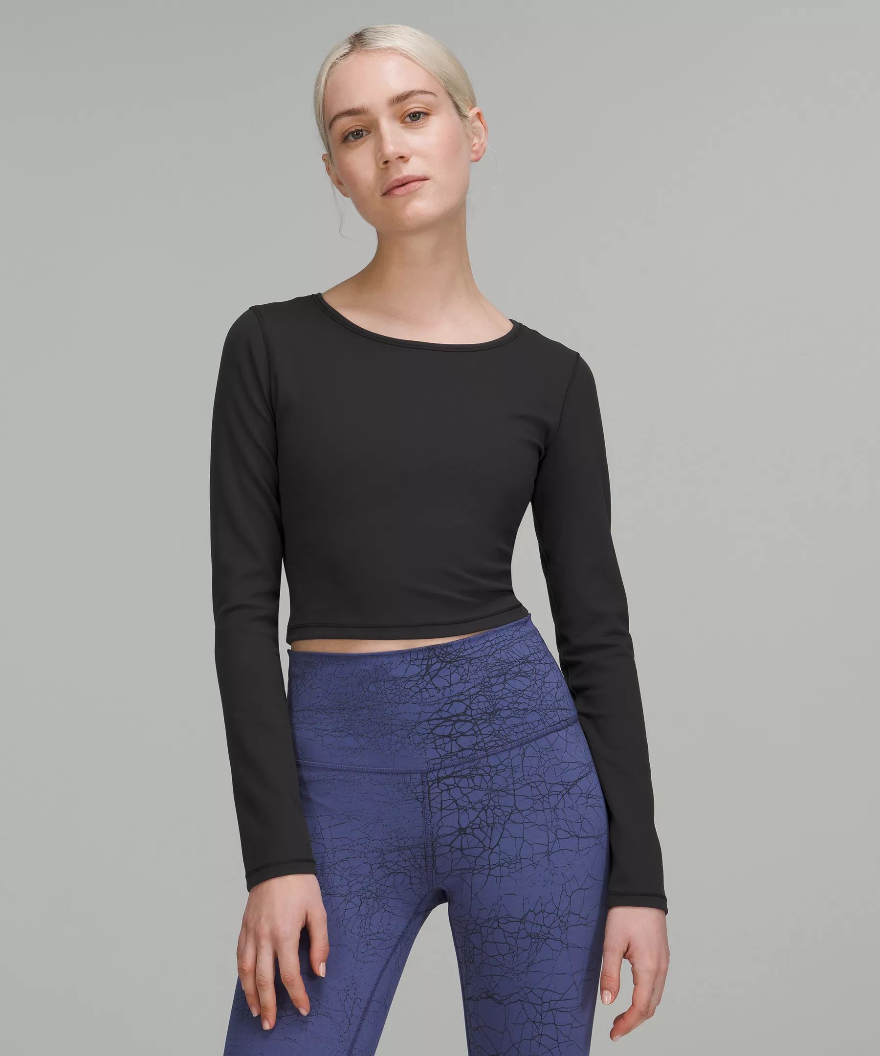 Wunder Train Cropped Long Sleeve Shirt *Online Only | Women's Long Sleeve Shirts | lululemon | Lululemon (US)