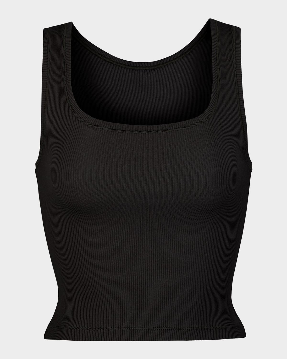 Cotton Rib Cropped Tank | Neiman Marcus