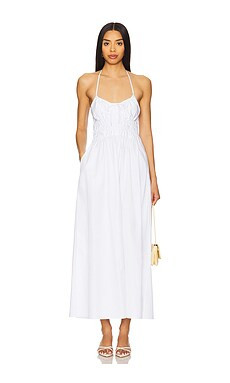 Solid & Striped The Lolita Dress in Optic White from Revolve.com | Revolve Clothing (Global)