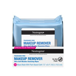 Neutrogena Fragrance Free Makeup Remover Facial Wipes, 50CT | CVS Health