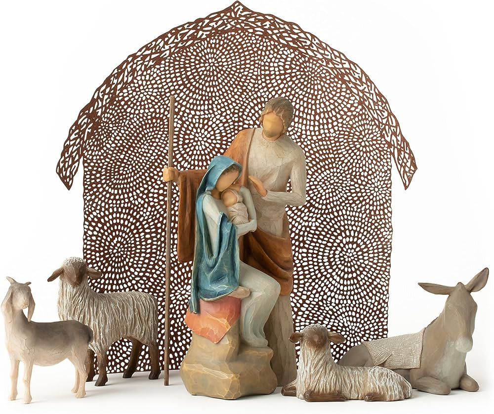 Willow Tree The Holy Family Complete Small-Scale 6-Piece Nativity Set | Amazon (US)