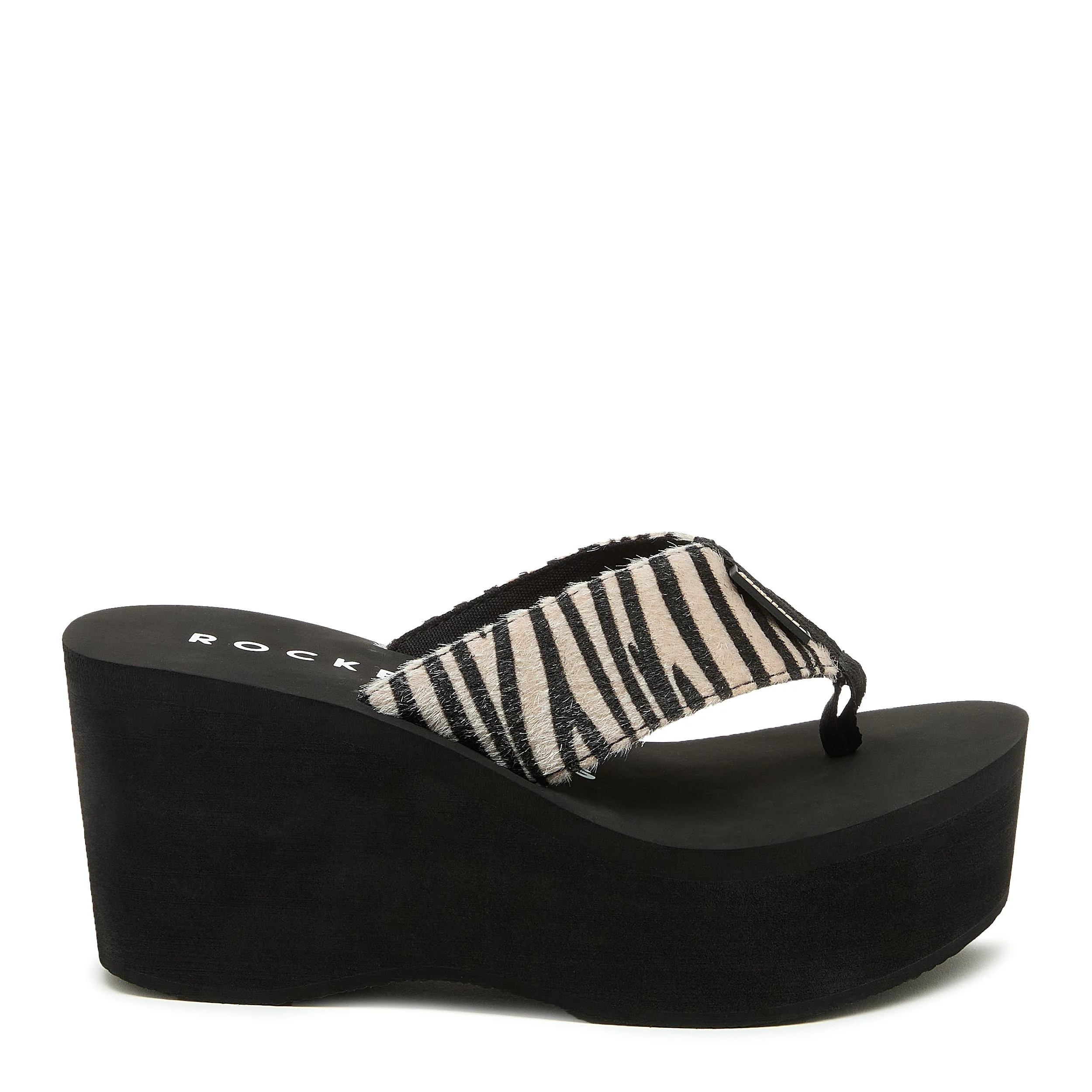 Rocket Dog Women's Crush Tan Animal Print Flip-Flops | Rocket Dog