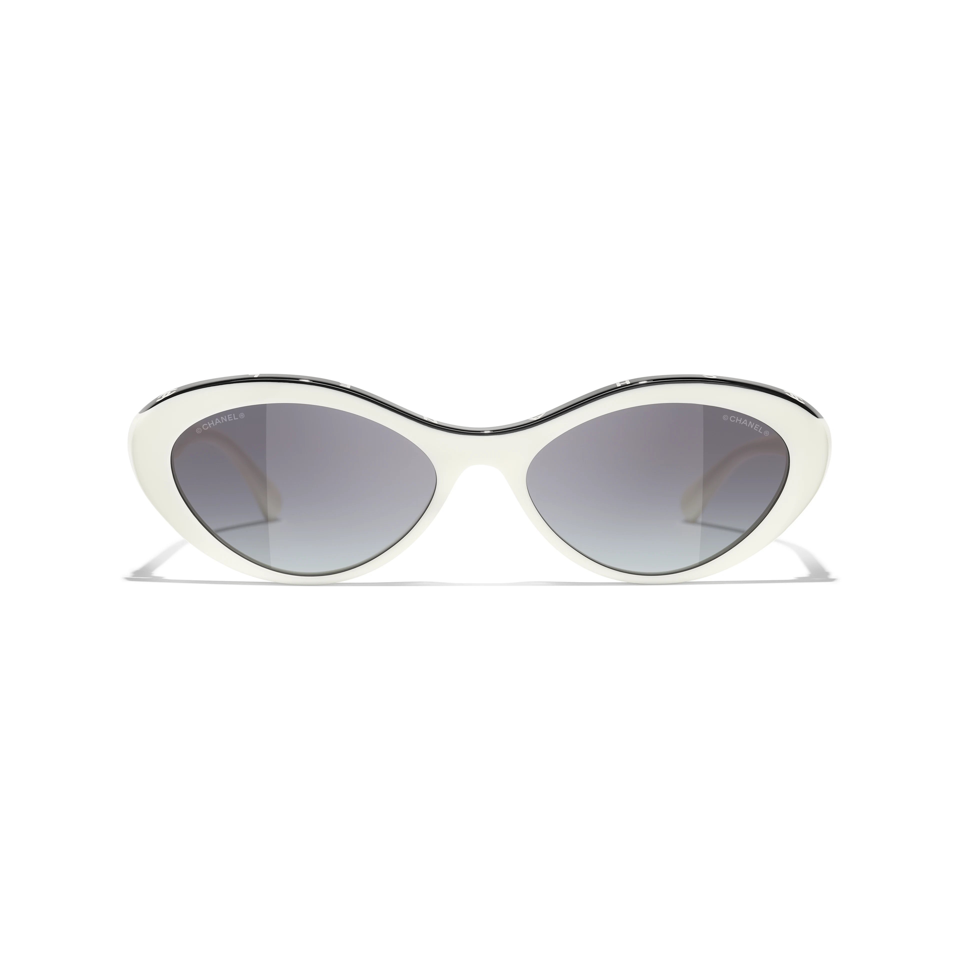 CHANEL Sunglasses: Oval Sunglasses, acetate — Fashion | CHANEL | Chanel, Inc. (US)