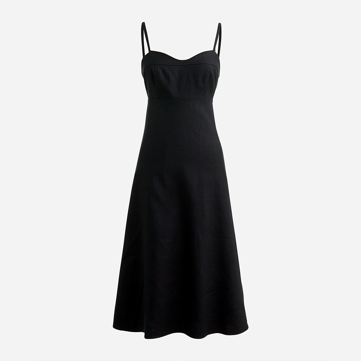 Stretch linen A-line dress | J. Crew US