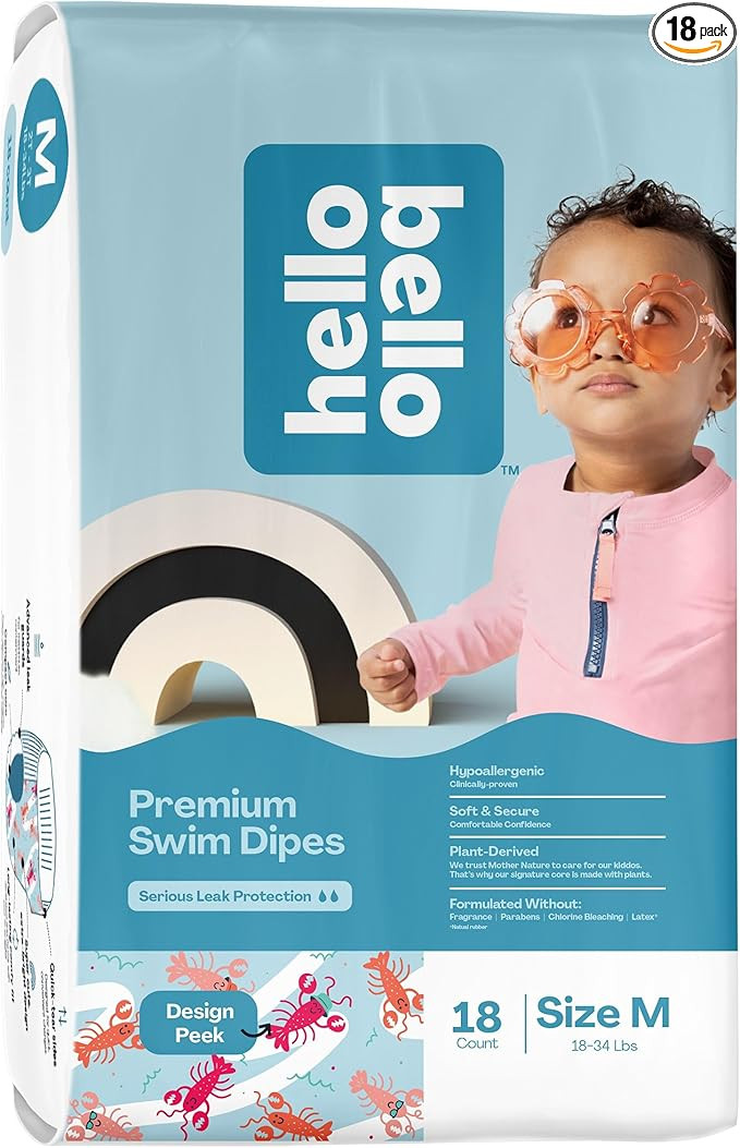 Hello Bello Premium Swim Diapers I Affordable and Eco-Friendly Disposable Swim Dipes for Babies a... | Amazon (US)