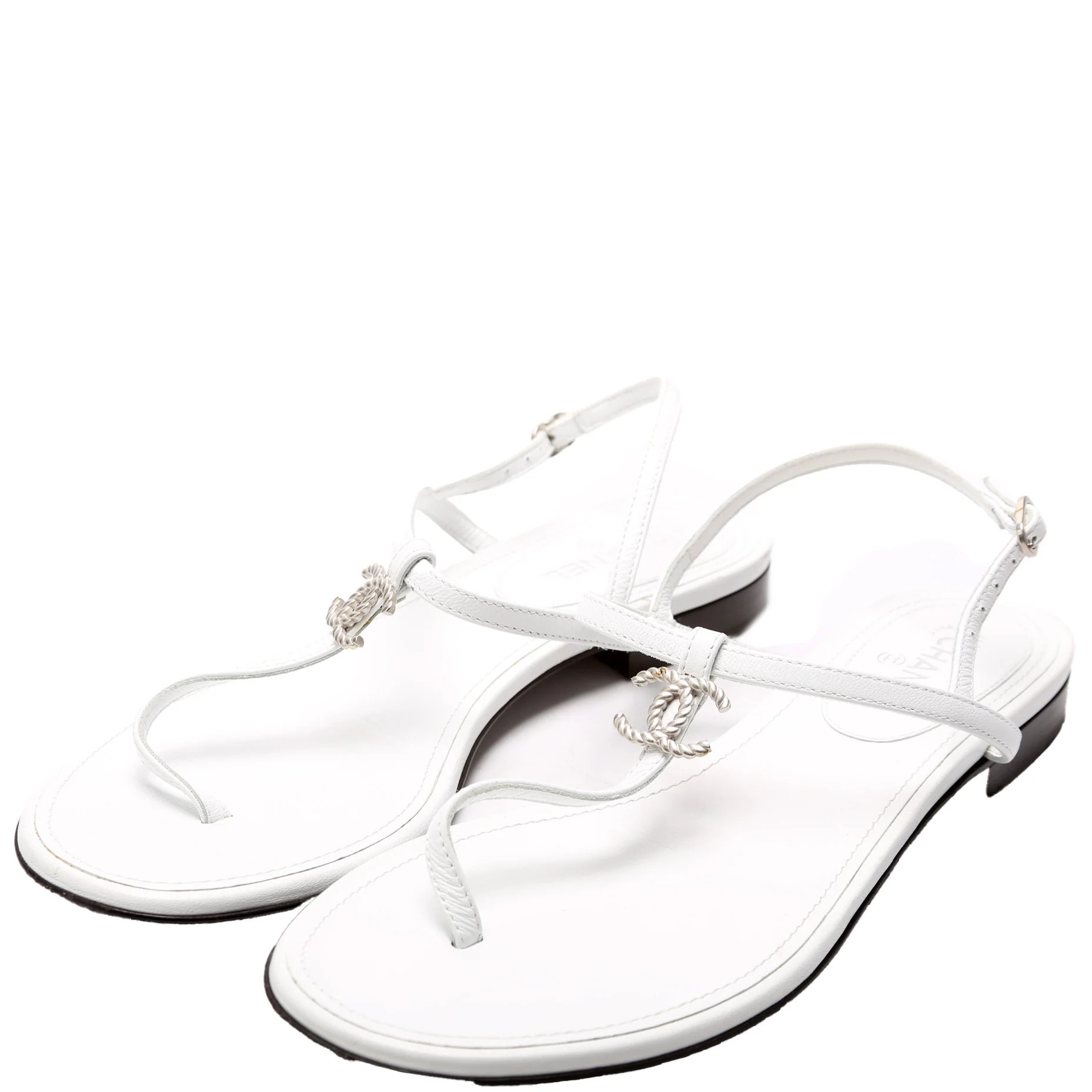 CC T-Strap Sandals Size 37 | Keeks Designer Handbags